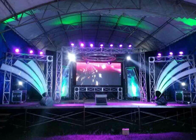 Pantalla interior fija de la publicidad de la instalación P4 LED para la etapa, reproducción de vídeo del LED