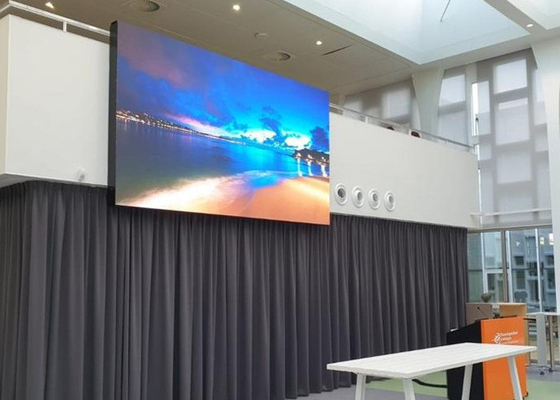 Pantalla llevada a todo color interior de la pared de la exhibición del RGB para el fondo de la señalización