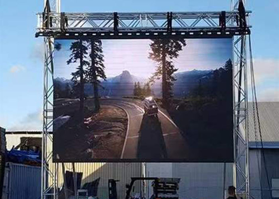 Exhibición flexible al aire libre a todo color de la cortina del LED para casarse acontecimientos