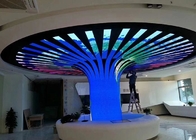 Túnel suave llevado a todo color interior flexible de la publicidad del módulo de la exhibición