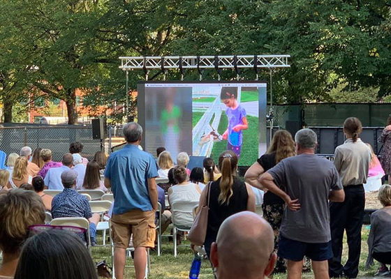 reproducción de vídeo de alquiler al aire libre de la pantalla llevada de 2.976m m para Live Events