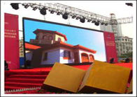El vídeo usado de alquiler musical Rgb de la etapa llevó la tablilla de anuncios para el concierto, ahorro de energía