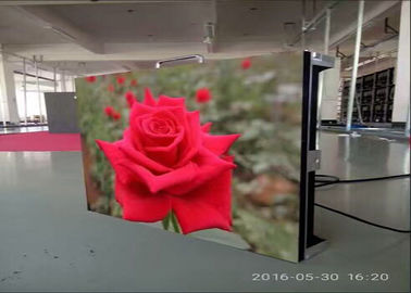 Pared video a todo color P3.91 de la pantalla grande ultra ligera interior del LED con diseño excelente