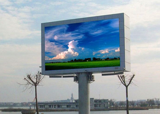Tablero de publicidad P6 teledirigido simple o doble echado a un lado para el exterior