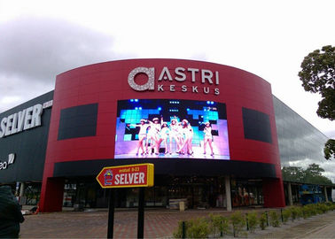 Pantallas LED al aire libre 1/2scan, cartelera modificada para requisitos particulares del color verdadero de la pantalla de Digitaces P10 LED del tamaño