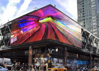 Pantalla LED al aire libre a todo color RGB, pantalla llevada de la prenda impermeable P8 SMD de la pared para hacer publicidad