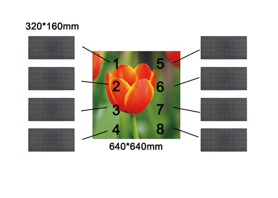 Pantalla LED de alquiler para interiores y exteriores P2.5 P3.07 P4 640*640 mm Aluminio fundido a presión
