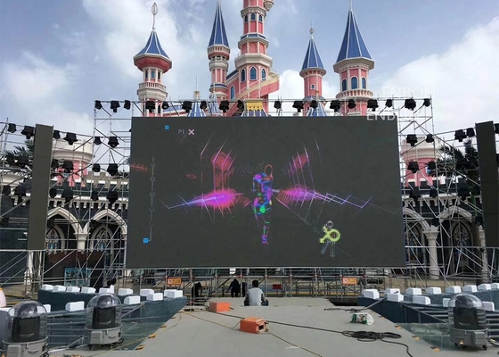 P3.9 Pantalla LED de alquiler al aire libre impermeable en tiempo real sincronizada para necesidades de grandes eventos