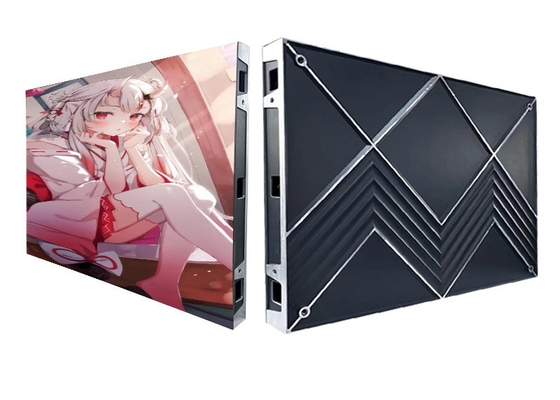 P1.25 Indoor RGB Led Screen 640*480mm gabinete de aluminio para la iglesia con conexión de eje