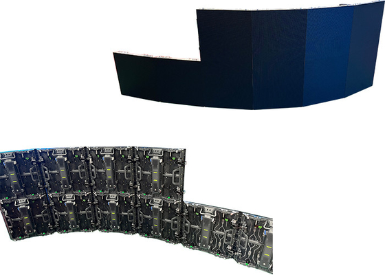 P1.95 P2.5 P2.6 P3.91 En el ángulo recto de alquiler de pantalla LED 250*250mm Tamaño del módulo Conexión dura