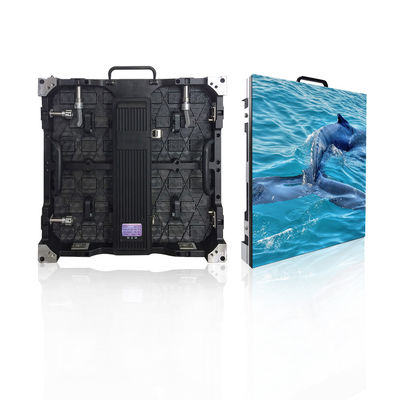 Gabinete de aluminio llevado alquiler al aire libre a todo color del perfil de la echada del pixel de la pantalla 4m m de SMD