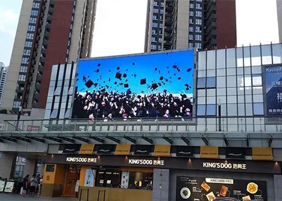 Pantalla LED de alta luminosidad P4 P5 de exterior impermeable para centros comerciales