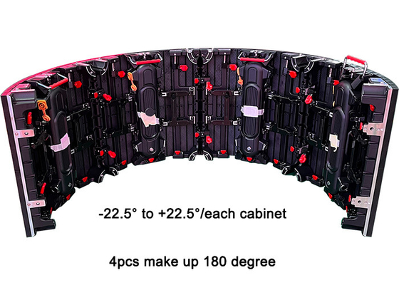 Perfecta pantalla de alquiler de arco para eventos de escenarios interiores y exteriores 45 grados
