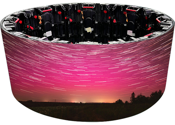 Perfecta pantalla de alquiler de arco para eventos de escenarios interiores y exteriores 45 grados