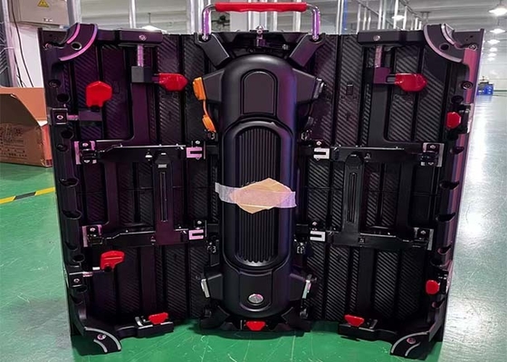 IP43 Indoor P2.9 Rental Led Screen, 7680 frecuencia de actualización fondo móvil y curvo para eventos de escenario