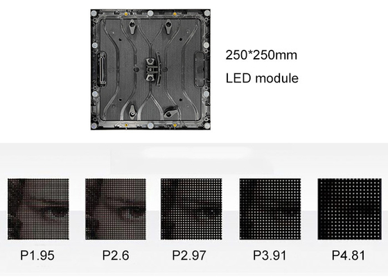 P3.91 Mantenimiento de las paredes de las pantallas LED interiores de 1000*500 mm