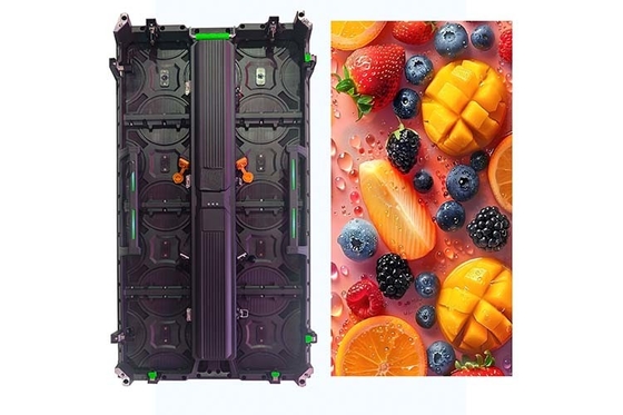 P2.6 Pantalla LED de alquiler en interiores con una frecuencia de actualización ultra alta de 7680 Hz, de peso ligero de 5 a 7,5 kg Diseño para escenarios y eventos