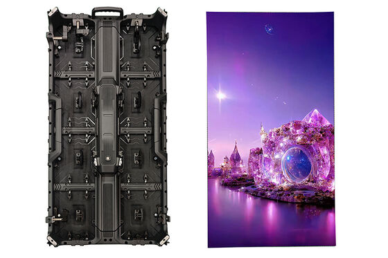 Pantalla LED flexible para interiores P2.6/P2.9, alta frecuencia de actualización de 7680Hz para eventos de subvención