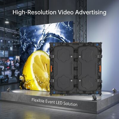 La reproducción de vídeo movible colgante de P6 LED fijó la pantalla de alquiler al aire libre del LED