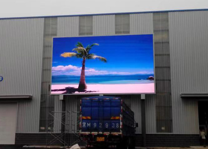El panel llevado a todo color LED de la prenda impermeable al aire libre de la cartelera del alto brillo
