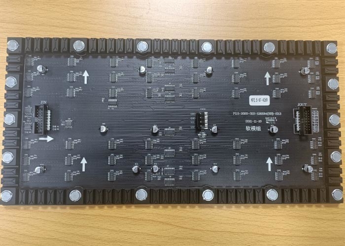 Ultra delgado P2.5 módulo LED flexible P2 signo LED a todo color para el club nocturno