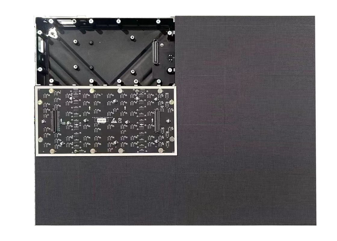 P1.25 Indoor RGB Led Screen 640*480mm gabinete de aluminio para la iglesia con conexión de eje