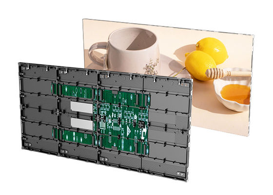 Nuevo diseño Ultra delgado de 32 mm de espesor de aluminio interior LED Video Wall