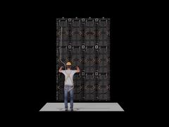 P3.91 Pantalla LED de alquiler impermeable para exteriores, pared de vídeo de escenario de enlace duro y escalable resistente